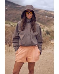 DSGN Studio - Funnel Neck Hooded Waterproof Windbreaker - Lyst