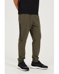 Brave Soul - Zip Detail Cuffed Trousers With Elasticated Waist - Lyst