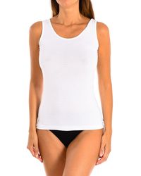 Q En - Bamboo Wide Strap Undershirt Q701 - Lyst