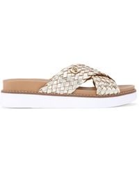 Kurt Geiger - Leather Kgl Weave Sandal Sandals - Lyst