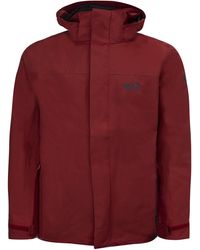 Jack Wolfskin - Highland Burgundy Jacket - Lyst
