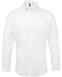 PREMIER - Signature Oxford Long-Sleeved Formal Shirt - Lyst