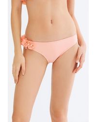 Penti - Low-Waist Solid Jersey Bikini Bottoms - Lyst