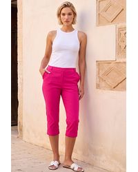 Roman - Frill Pocket Stretch Crop Trouser - Lyst