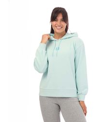 Timberland - Ladies Stacked Logo Loop Back Hoodie (Light) - Lyst