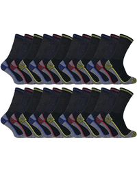 Sock Snob - 24 Pairs Multipack Soft Breathable Bamboo Work Socks - Lyst