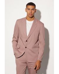 BoohooMAN - Oversized Boxy Single Breasted Suit Jacket - Lyst