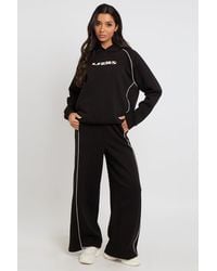 Urban Bliss - Piped Wide Leg Joggers - Lyst