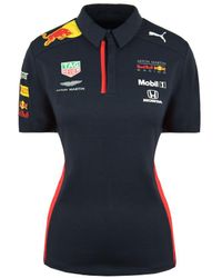 PUMA - Aston Martin Bull Racing Team F1 Polo Shirt 762888 01 - Lyst
