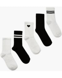 Boohoo - 5 Pack Sports Socks - Lyst