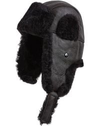 Infinity Leather - Raf Aviator Sheepskin B-55 Trapper Hat Winter Warm Navigator Hat - Lyst
