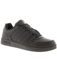 K-swiss - Trainers Court Palisades Leather Lace Up Leather (Archived) - Lyst