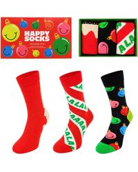 Happy Socks - 3-Pack Time For Holiday Gift Set Cotton - Lyst