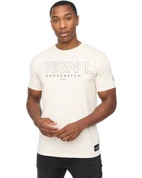 Crosshatch - Carrimoore T-Shirt (Off) Cotton - Lyst
