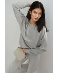 Busem - Relaxed Fit Crew Neck Modal Sweatshirt - Lyst
