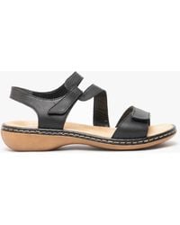 Rieker - 659C7-00 Ladies Leather Sandals - Lyst
