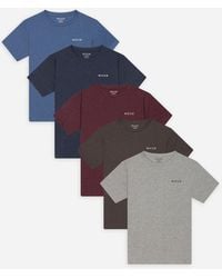 Nicce London - Multi 5-Pack 100% Cotton Crew Neck T-Shirts - Lyst