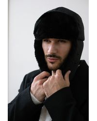 SVNX - Lined Trapper Hat With Detachable Mouth Cover - Lyst