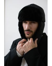SVNX - Lined Trapper Hat With Detachable Mouth Cover - Lyst
