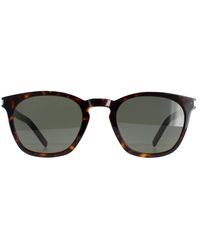 Saint Laurent - Sl28 Tortoiseshell Wayfarer-style Sunglasses - Lyst