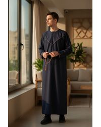 Thobez - Ramadan Moroccan Jubba Robe Djellaba Eid Kaftan Thobe Lfs -Tt-007 - Lyst