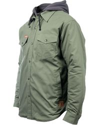 Hard Yakka - Quilted Solid Shacket - Lyst