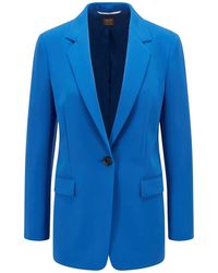 BOSS - Jocalua8 Solid Patterned Blazer - Lyst