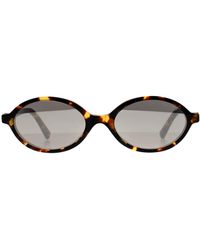 Miu Miu - Oval Honey Havana Light Mirror Mu 04Zs - Lyst