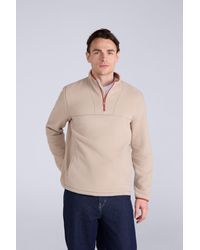Mountain Warehouse - 'Alfie' Borg Fleece Half Zip Warm Cosy Contrast Trim Casual Layering Top - Lyst
