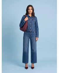 Urban Bliss - Mid Spot Wide Leg Mini Jean - Lyst