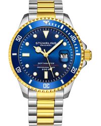 Stuhrling - And Depthmaster Automatic 42Mm Diver - Lyst