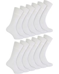 IOMI - 12 Pair Multipack Diabetic Bamboo Socks - Lyst