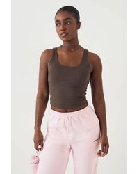 DSGN Studio - Sculpt Padded Scoop Neck Vest Top - Lyst
