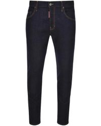 DSquared² - Skater Jean Italian Address Logo Wash Jeans Cotton - Lyst