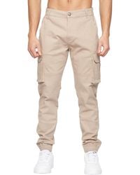 Crosshatch - Frentons Cargo Broek (steen) - Lyst
