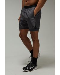 BoohooMAN - Active Stretch Woven 2In1 Shorts - Lyst