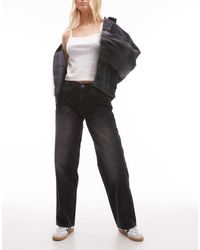Topshop Hourglass - Cinch Low Rise Relaxed Jean - Lyst