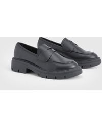 Boohoo - Chunky Panel Detail Loafers - Lyst