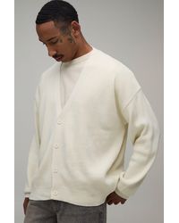 BoohooMAN - Relaxed Soft Touch Knitted Cardigan - Lyst