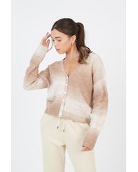 Brave Soul - Button Through Space Dye Cardigan - Lyst