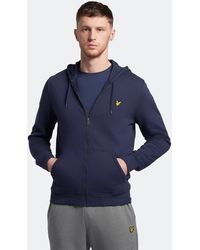 Lyle & Scott - Zip Through Hoodie Ml420Vog Size: L - Lyst
