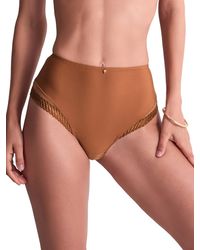 Aubade - Sheer Emotion High Waist Brief - Lyst