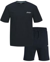 Jack & Jones - Co-Ord Set Crew Neck T-Shirt & Shorts Summer Outfit - Lyst