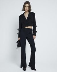 River Island - Flared Trousers Slim Tailored - Lyst
