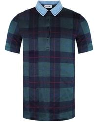 Lacoste - Plaid Polo Shirt Cotton - Lyst