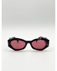SVNX - Retro Polygonal Cat-Eye Sunglasses - Lyst