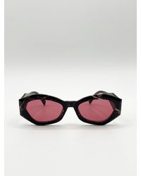 SVNX - Retro Polygonal Cat-Eye Sunglasses - Lyst