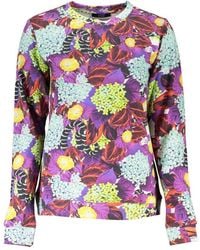 Roberto Cavalli - Purple Cotton Sweater - Lyst