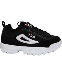 Fila - Disruptor Mesh Trainers Leather - Lyst