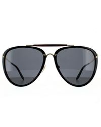 Gucci - Aviator Shiny And Sunglasses - Lyst